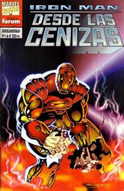 Portada Iron Man Desde Las Cenizas # 01