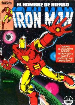 Portada Iron Man Vol I # 02