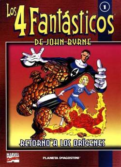 Portada Los 4 Fantasticos De John Byrne Coleccionable # 01