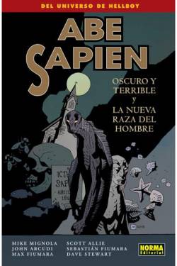 Portada Abe Sapien Oscuro Y Terrible Y La Nueva Raza Del Hombre 3