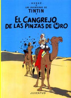 Portada Las Aventuras De Tintín # 09 El Cangrejo De Las Pinzas De Oro