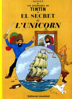 Portada Les Aventures De Tintín Edició En Català # 11 El Secret De L'unicorn