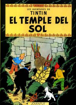Portada Les Aventures De Tintín Edició En Català # 14 El Temple Del Sol