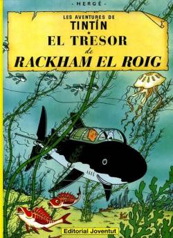 Portada Les Aventures De Tintín Edició En Català # 12 El Tresor De Rackham El Roig