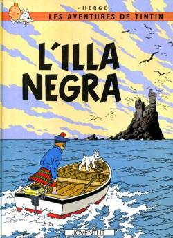 Portada Les Aventures De Tintín Edició En Català # 07 L'illa Negra