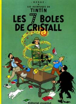 Portada Les Aventures De Tintín Edició En Català # 13 Les 7 Boles De Cristall