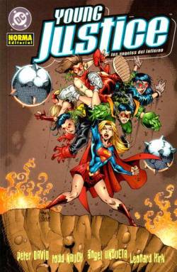 Portada Young Justice # 04 Los Ángeles Del Infierno