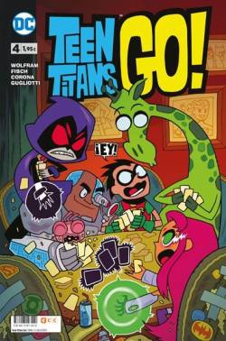 Portada Teen Titans Go ! # 04 Segunda Edición
