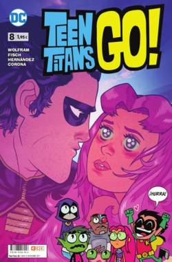 Portada Teen Titans Go ! # 08 Segunda Edición