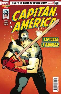 Portada Capitán América Vol 8 # 090 El Hogar De Los Valientes Parte 2