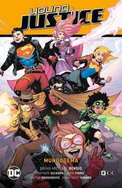 Portada Young Justice # 01 Mundogema, Perdidos En El Multiverso Parte 1