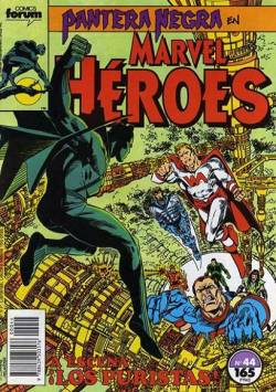 Portada Marvel Heroes # 44 Pantera Negra