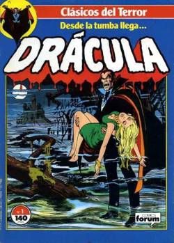 Portada Clasicos Del Terror Dracula # 01