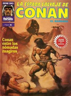 Portada Superconan 2ª Ed # 15 Conan Entre Los Nomadas Zuagiros