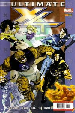 Portada Ultimate X4 Fantastic Four / X-Men