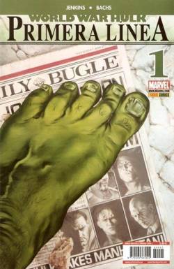Portada World War Hulk Primera Línea # 01