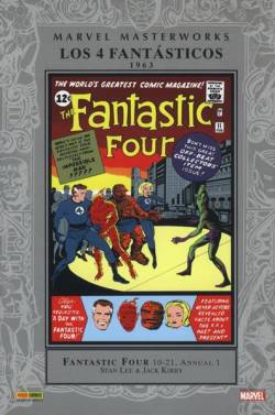 Portada Los 4 Fantásticos Marvel Masterworks 1963