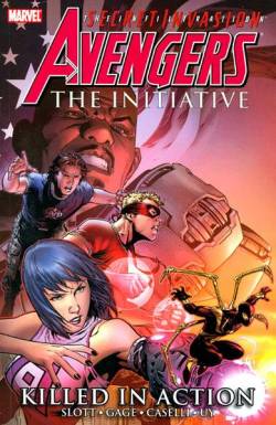 Portada Usa Avengers The Initiative Vol 2 Killed In Action Hc