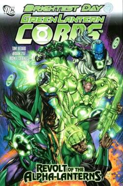 Portada Usa Green Lantern Corps Revolt Of The Alpha Lanterns Hc