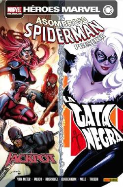 Portada Asombroso Spiderman Presenta # 02 Jackpot Y La Gata Negra
