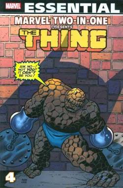 Portada Usa Essential Marvel Two In One The Thing Vol 04 Tp
