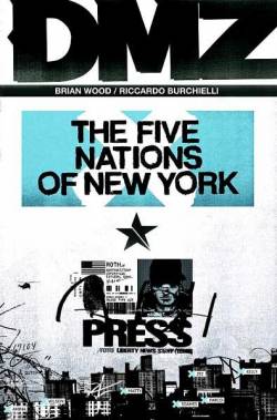 Portada Usa Dmz Vol 12 The Five Nations Of New York Tp