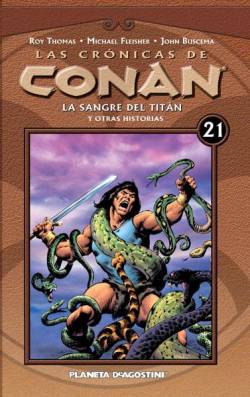 Portada Las Crónicas De Conan # 21 La Sangre Del Titan Y Otras Historias