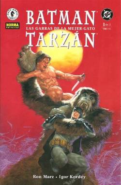 Portada Batman / Tarzan # 01 Las Garras De La Mujer Gato