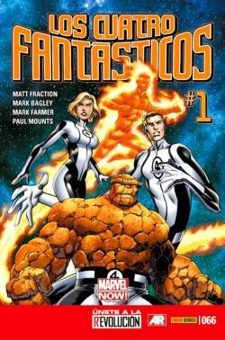 Portada Los 4 Fantásticos Vol 7 # 066 Marvel Now !