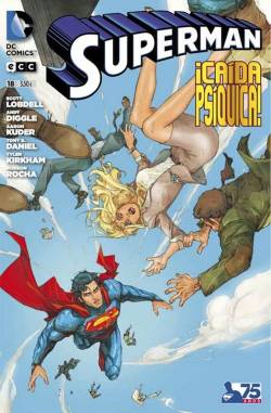 Portada Superman # 18 Caída Psíquica