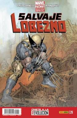 Portada Lobezno Vol 5 # 029 Salvaje, Marvel Now Edición Especial