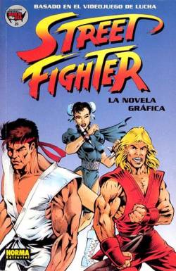 Portada Colección Made In Usa # 23 Street Fighter La Novela Gráfica
