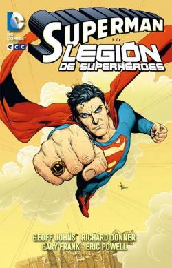 Portada Superman De Geoff Johns, Superman Y La Legión De Los Superhéroes