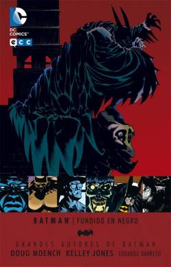 Portada Batman De Doug Moench, Batman Fundido En Negro