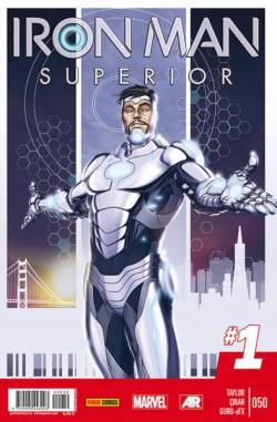 Portada Invencible Iron Man Vol 2 # 050 Superior