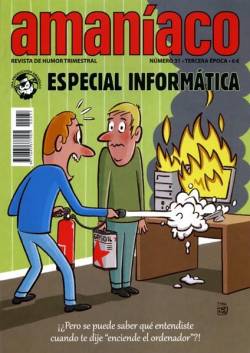 Portada Amaniaco Iii Epoca # 31 Especial Informatica