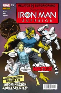 Portada Invencible Iron Man Vol 2 # 052 Superior